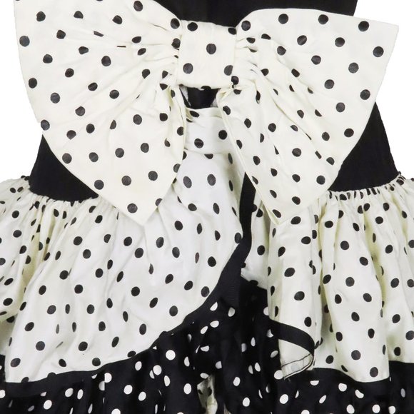 Robe UNO CORE Taille S – Sans Bretelles, Pois, Noir Et Blanc, Occasion Très Bon état